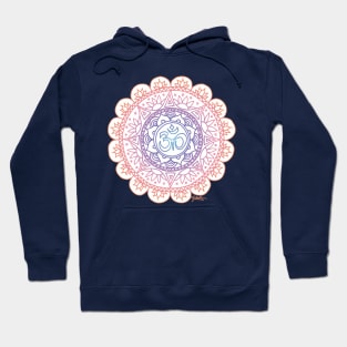 Peach Ohm Mandala Hoodie